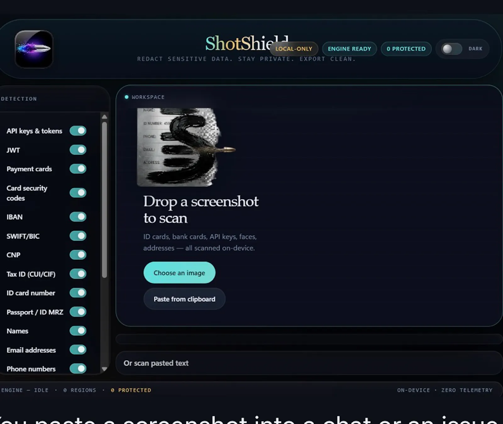 ShotShield screenshot 1