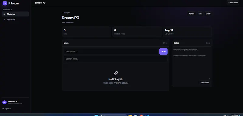Linkroom screenshot 4