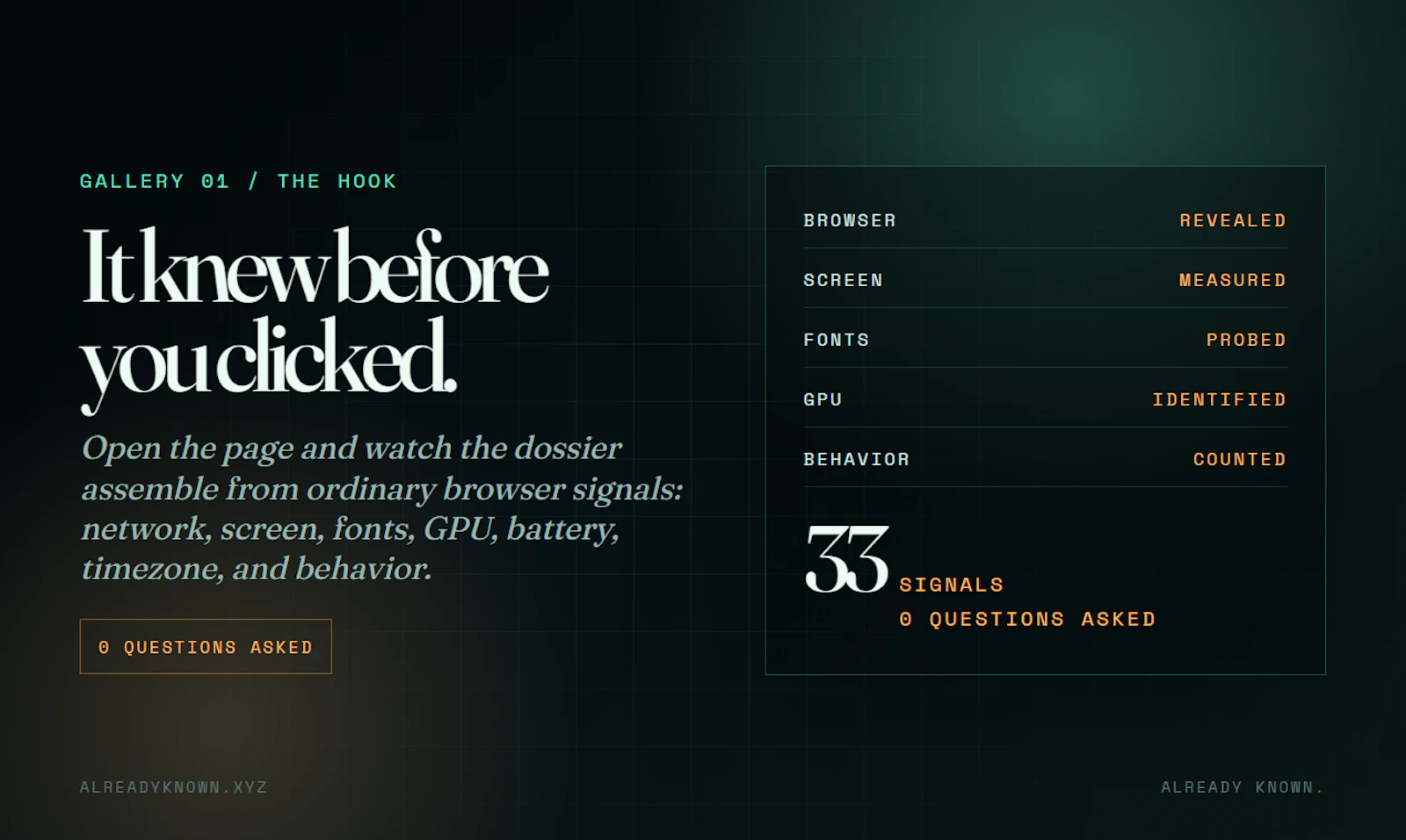 already known. screenshot 1