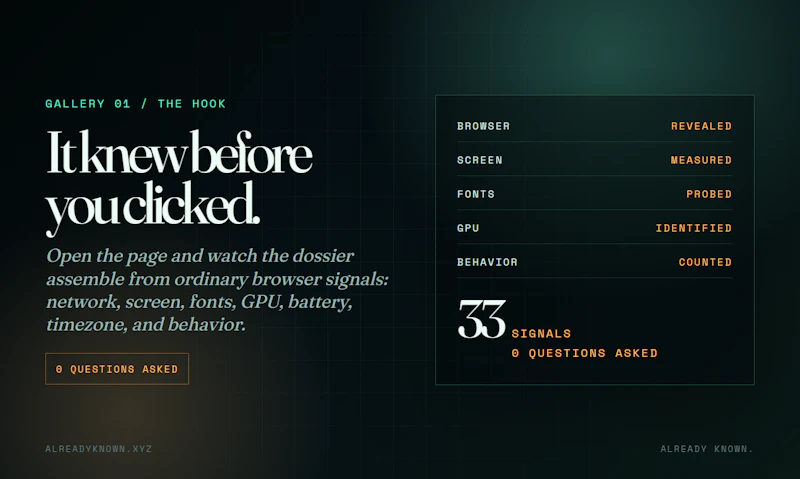 already known. screenshot 1