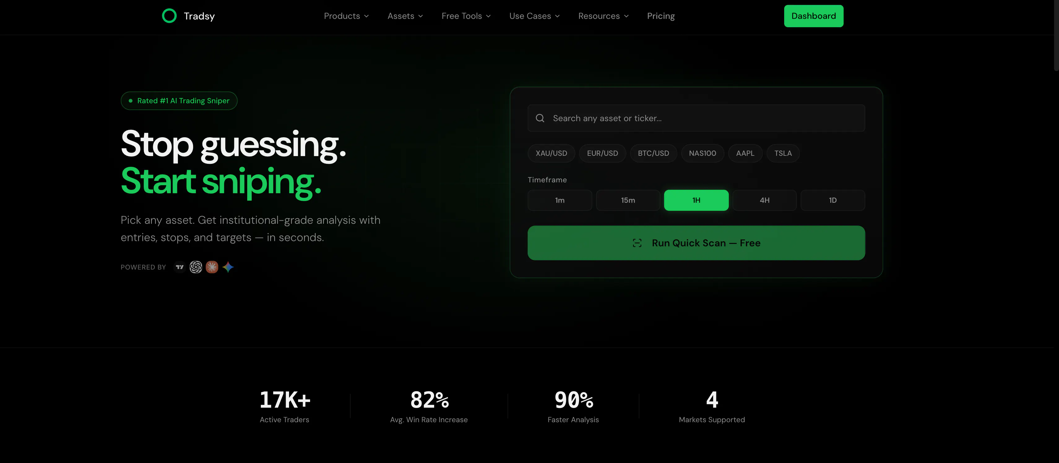 Tradsy AI product banner