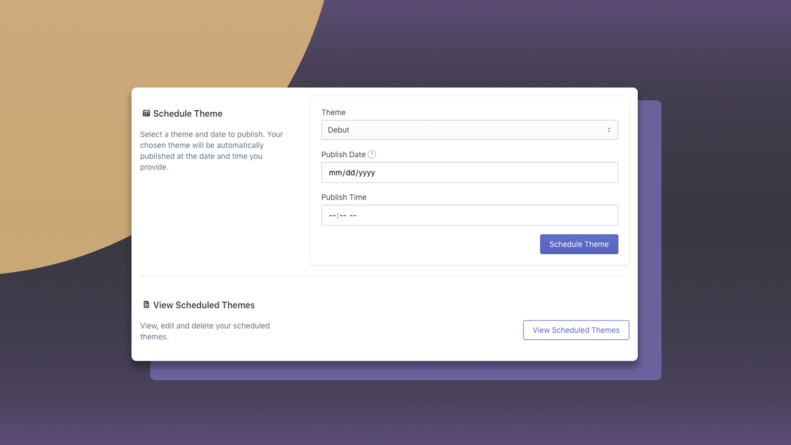 Theme Scheduler Pro gallery image