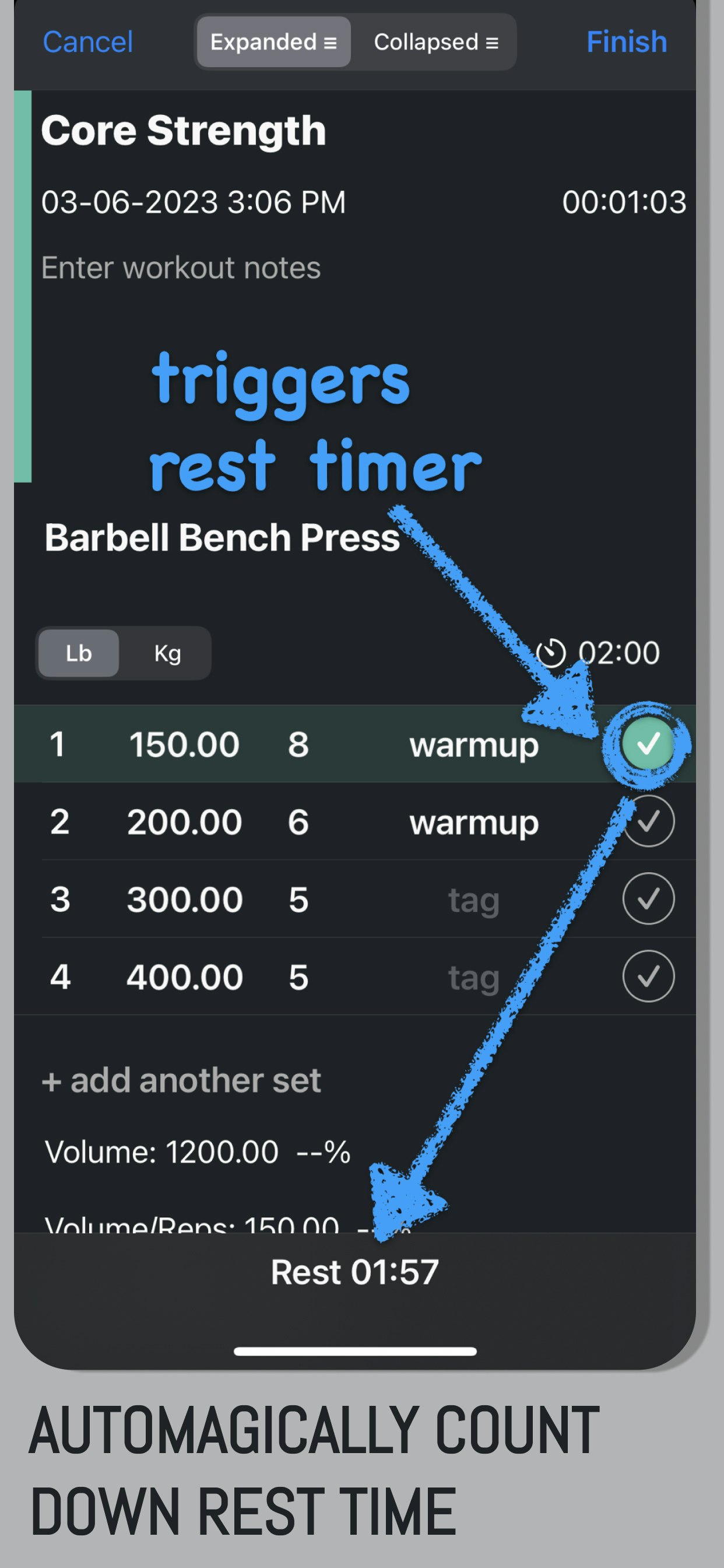 Irrates Simple Workout Logger media 3