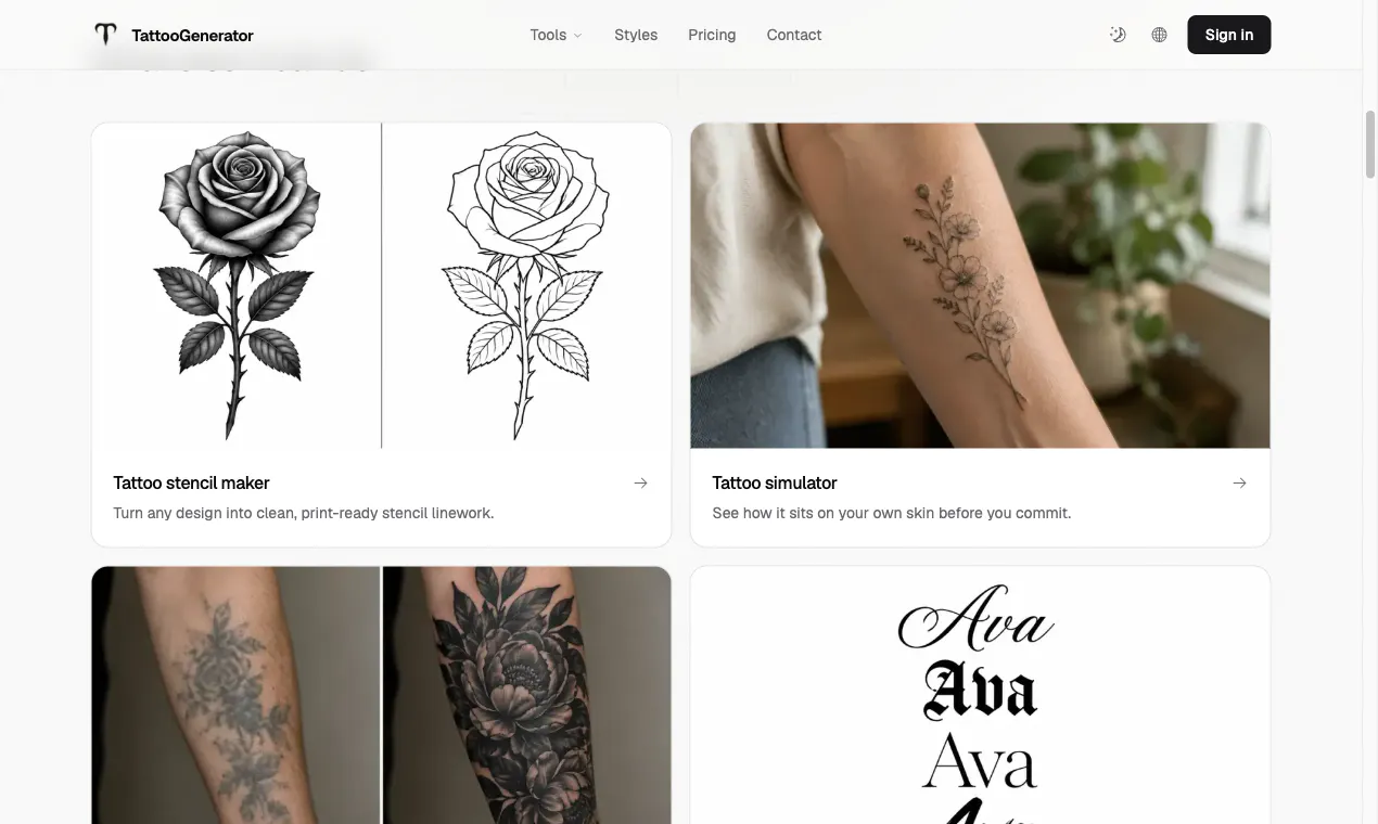 TattooGenerator gallery image