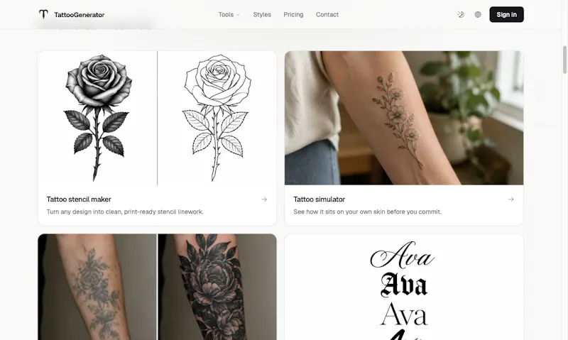 TattooGenerator screenshot 4