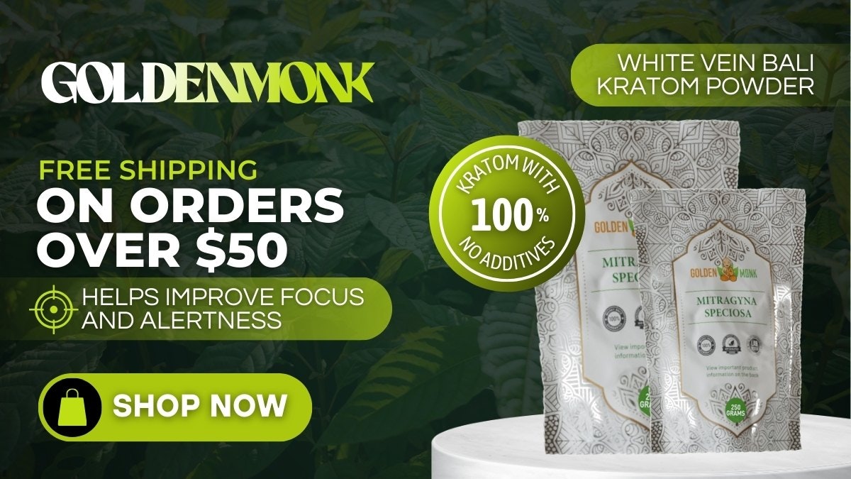 Golden Monk Kratom | 15% Off Sitewide! - Screenshot 4 showing product features and functionality