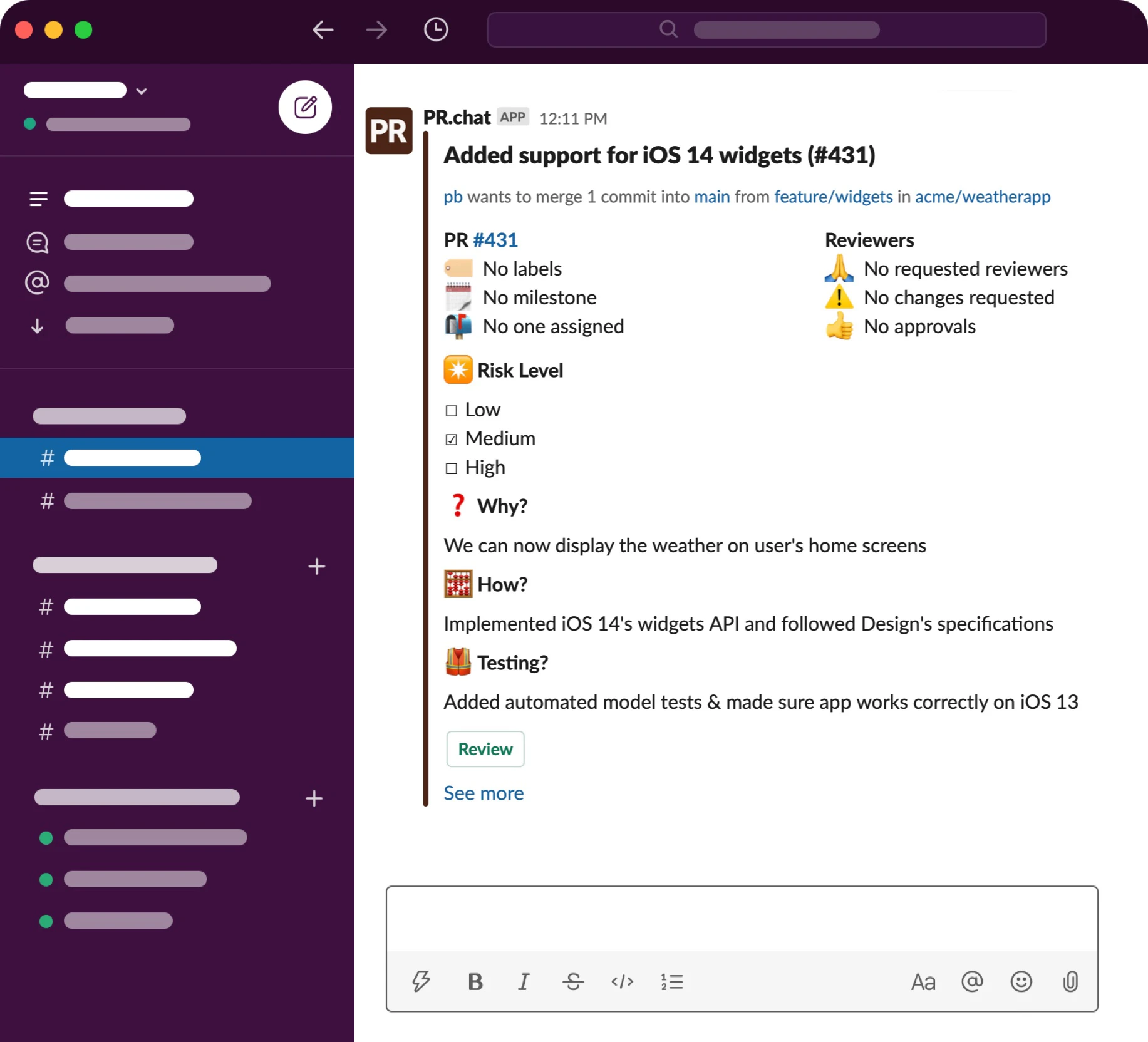 PR Chat