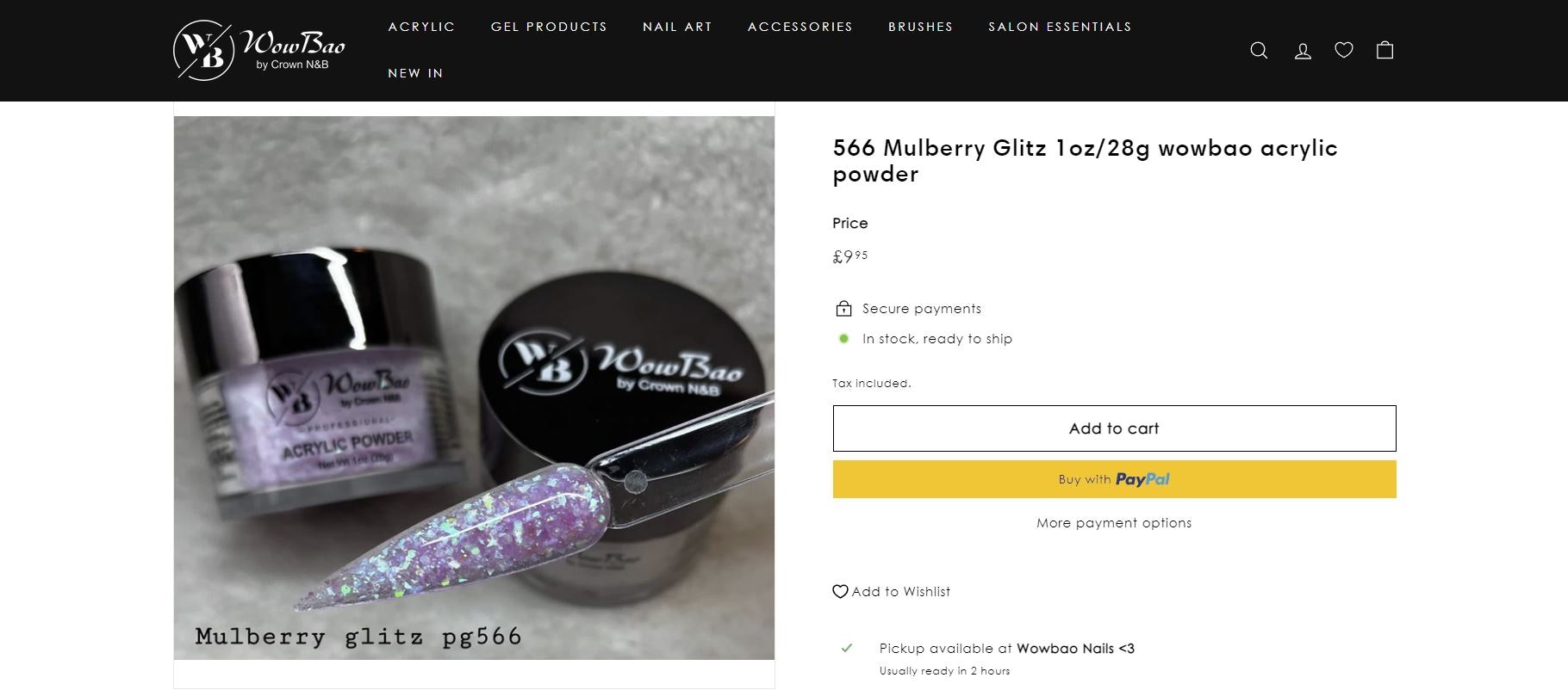  Wowbao acrylic powder gallery image