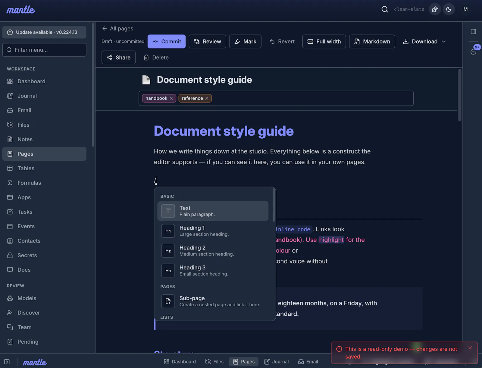 Mantle screenshot 4