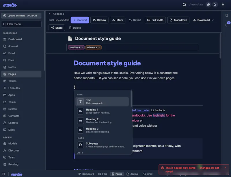 Mantle screenshot 4