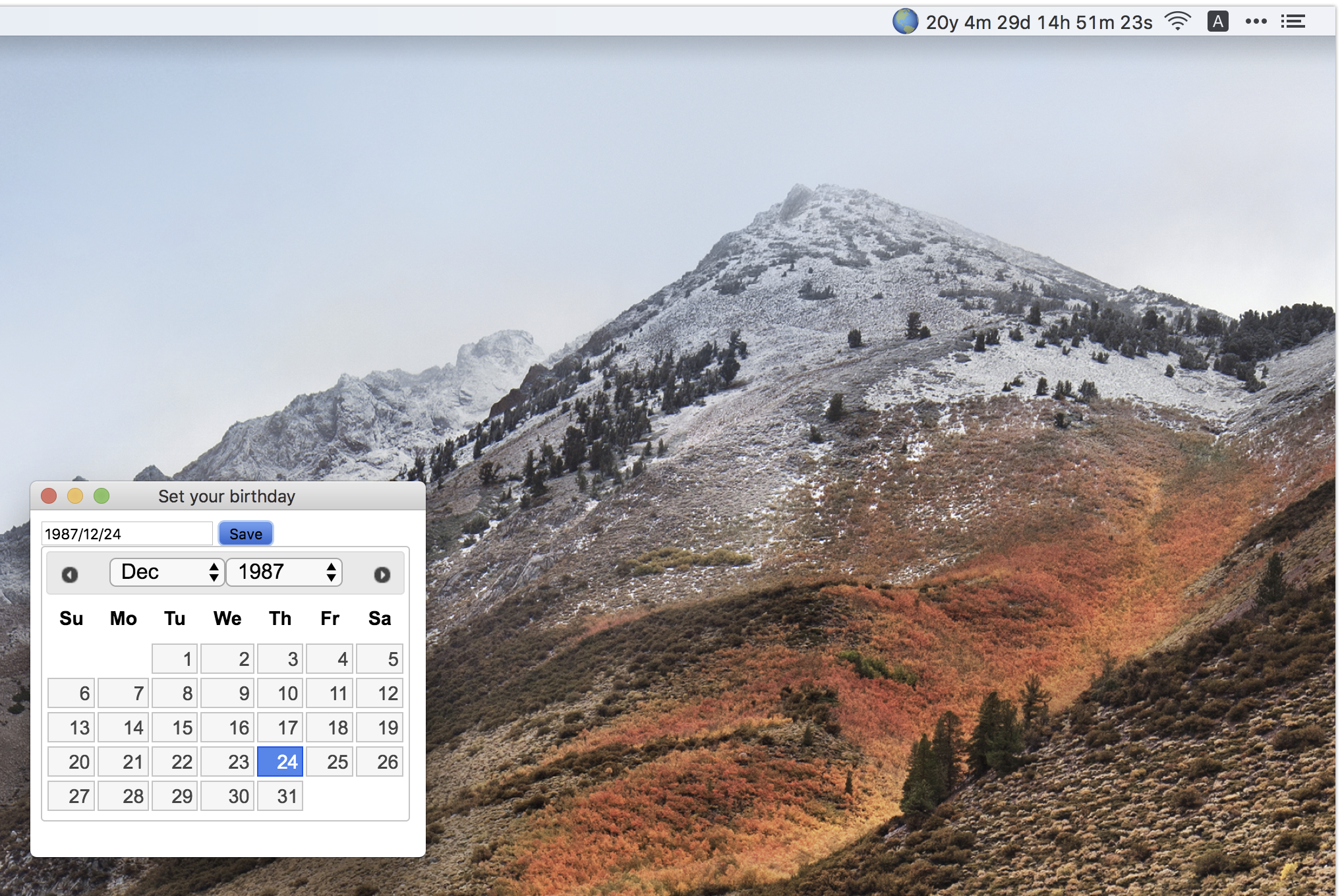 Time of your life on Earth gallery image