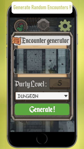 Dungeon Monsters Generator for D&D gallery image