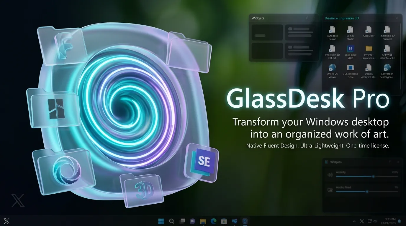 GlassDesk Pro screenshot