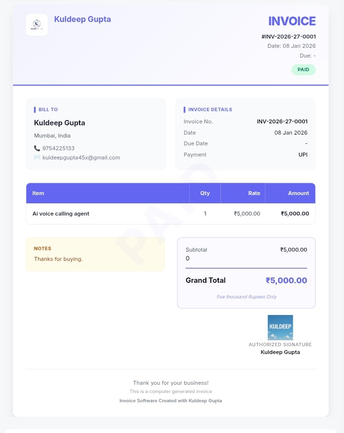 InvoicePro gallery image