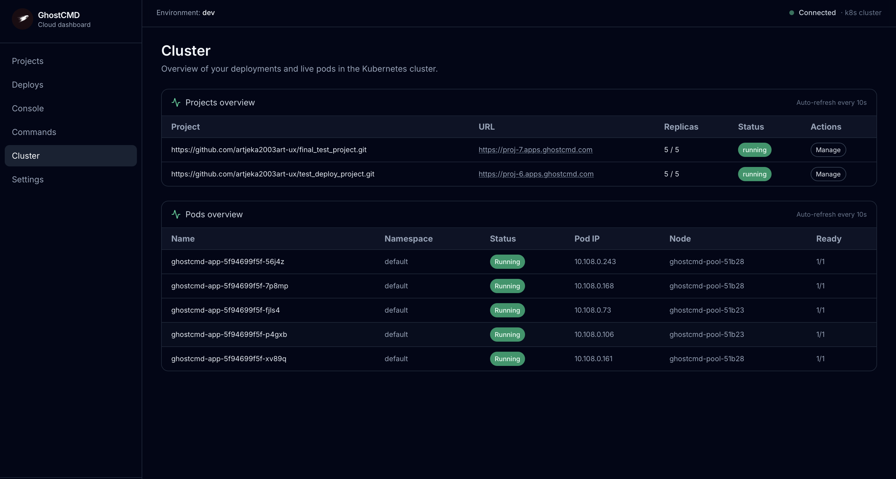 GhostCMD - Screenshot 2 showing product features and functionality