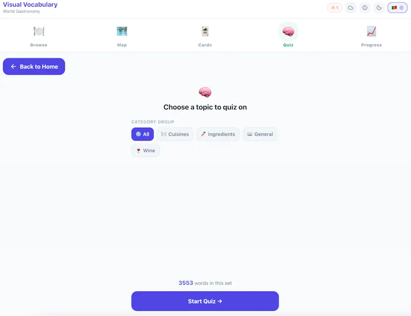 Visual Vocabulary screenshot 4