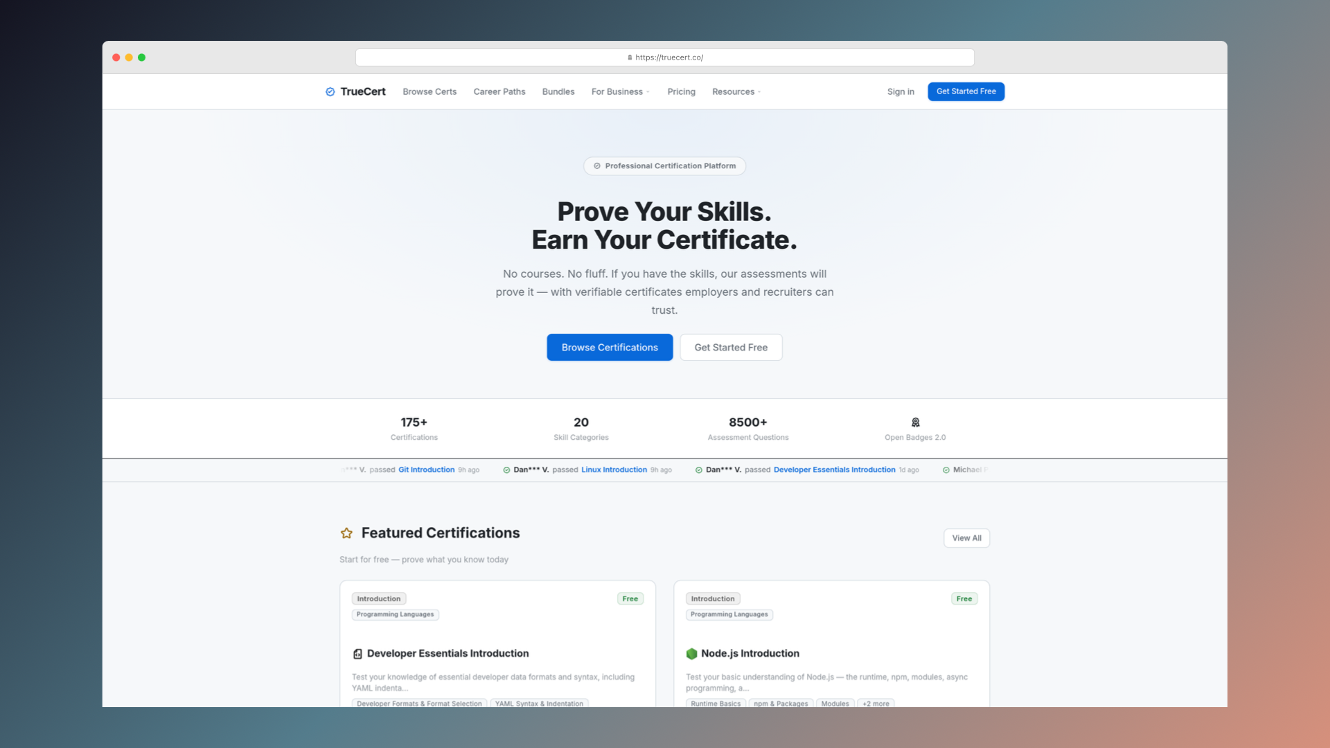 TrueCert gallery image