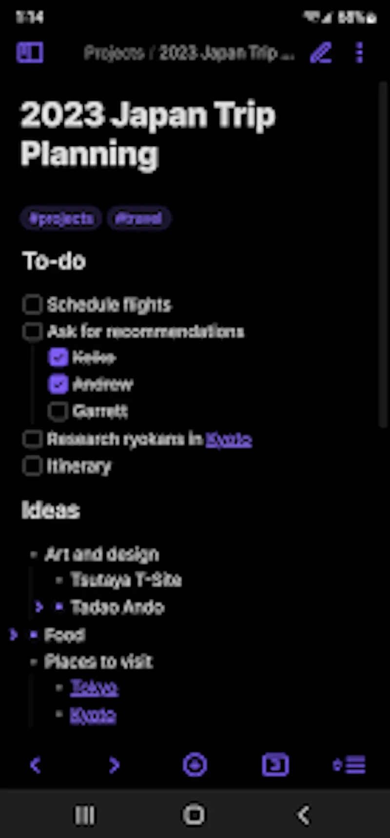 Obsidian screenshot 5