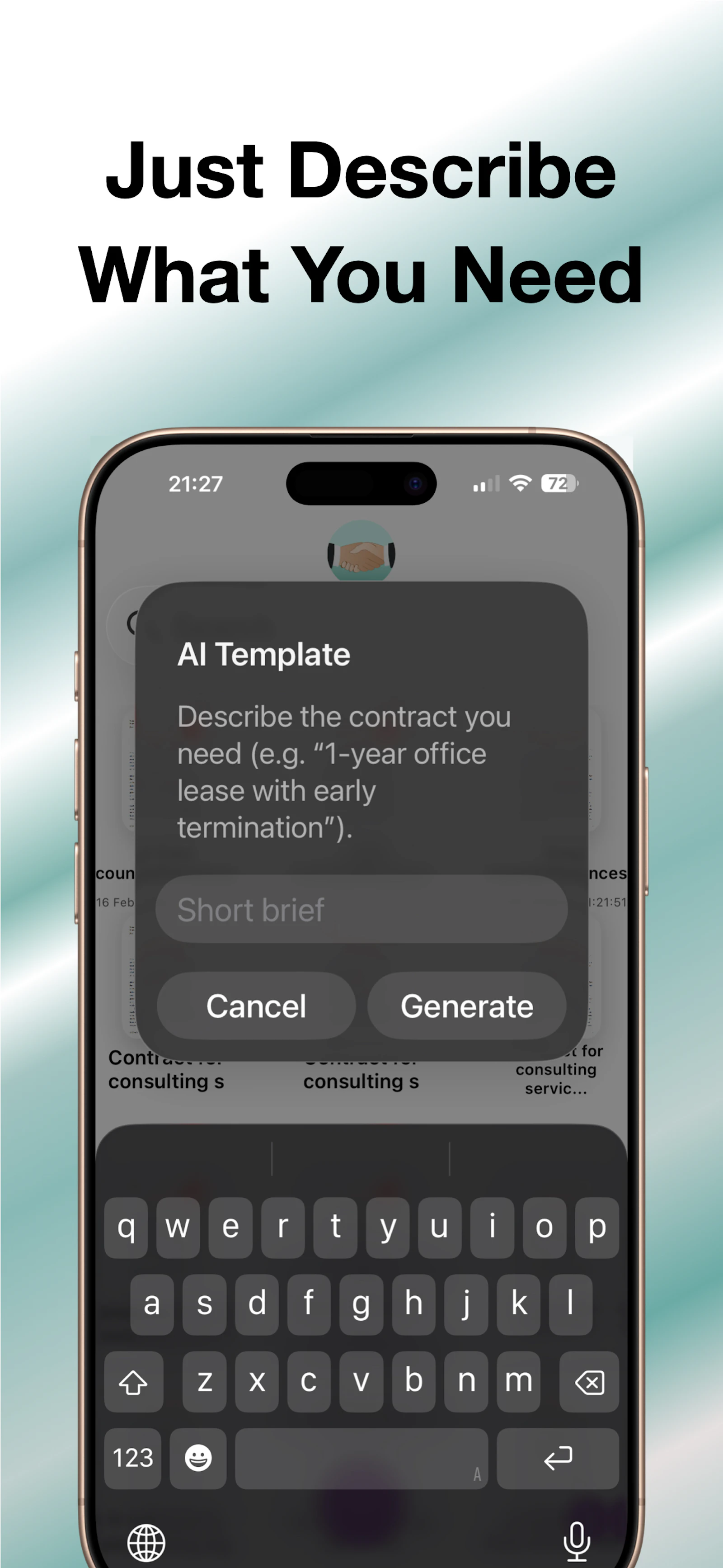 Contract — AI Contract Generator screenshot 3