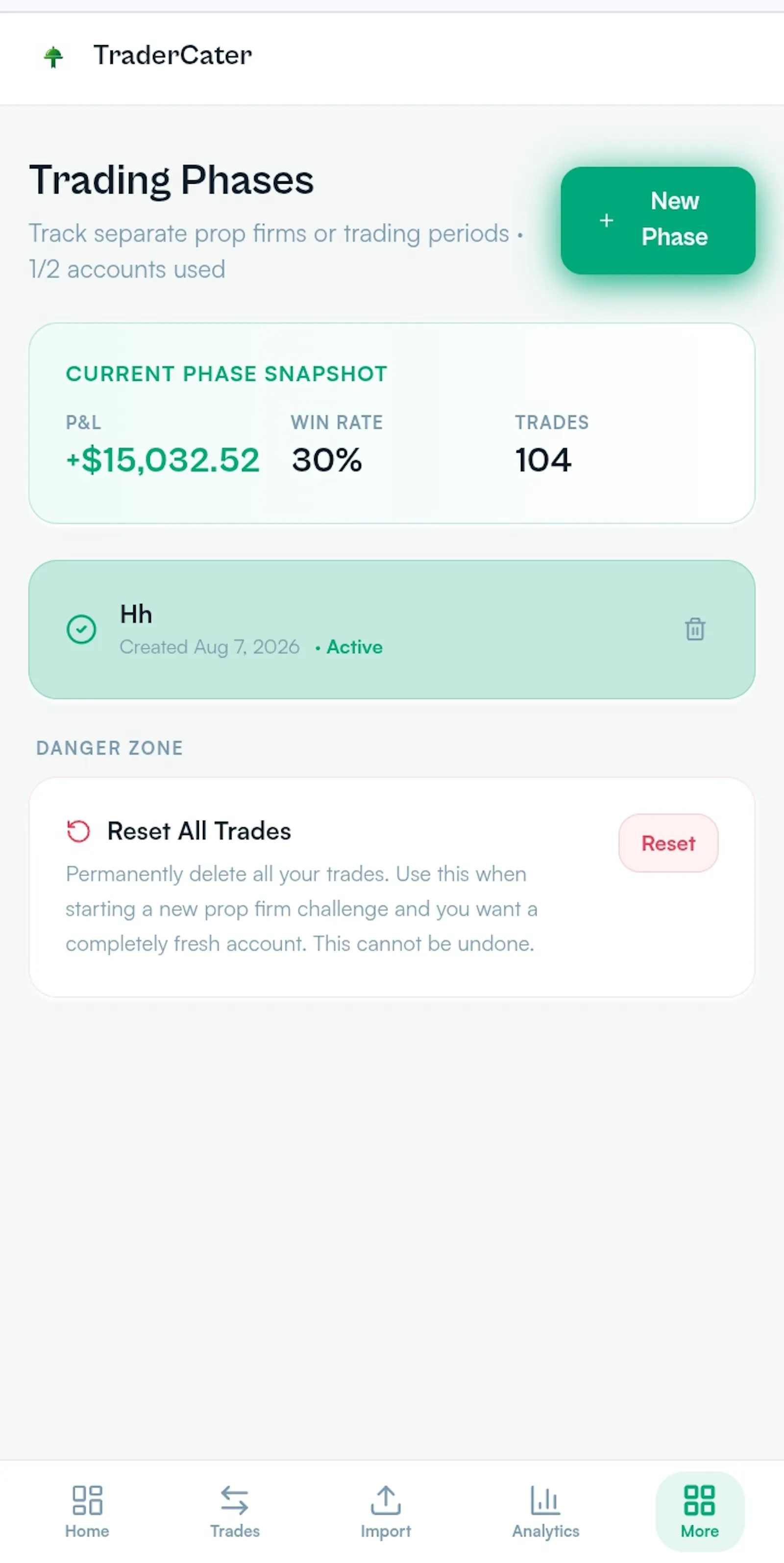 TraderCater — Screenshot.Import.Analyze. screenshot 6