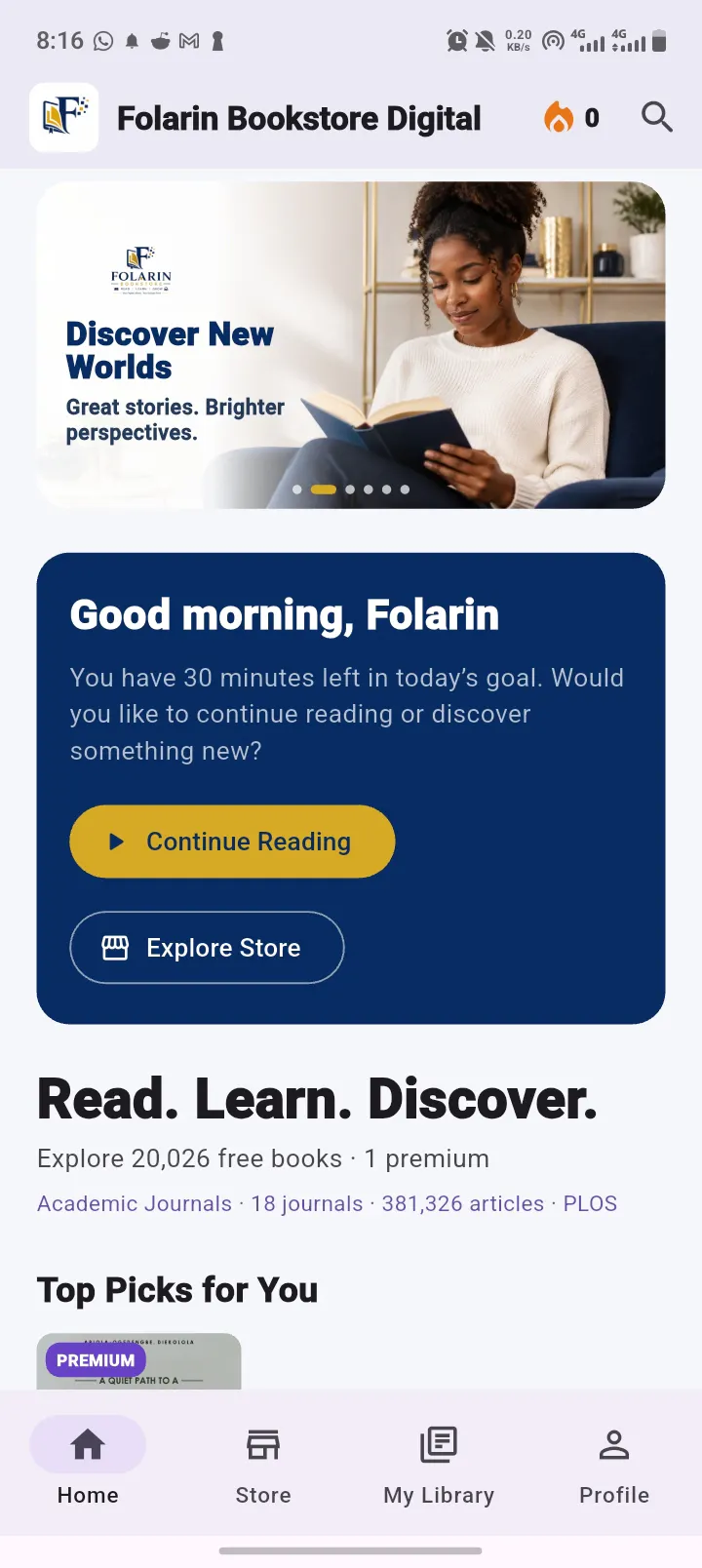 Folarin Bookstore Digital  gallery image