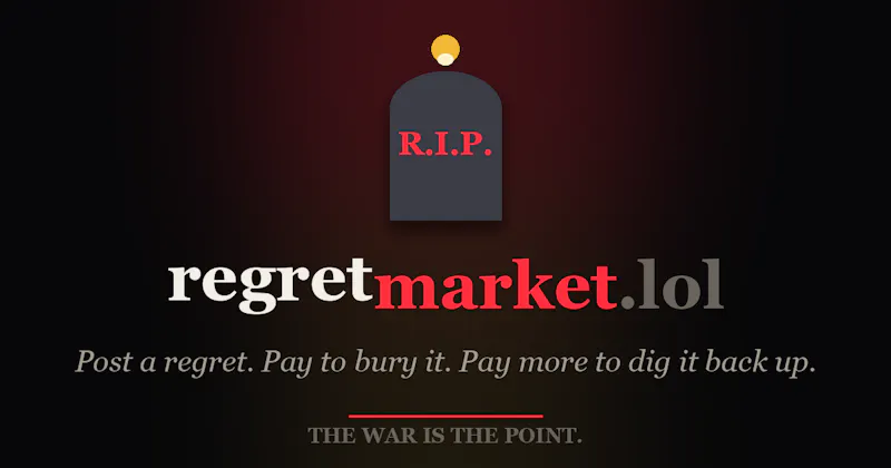 RegretMarket.lol screenshot 2