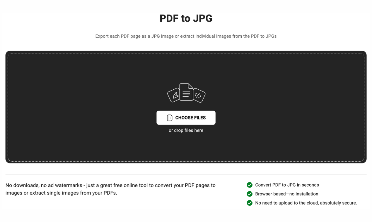JPG에서 PDF - PDF 페이지를 JPG 이미지로 내보내거나 개별 이미지를 추출합니다. 미디어 3