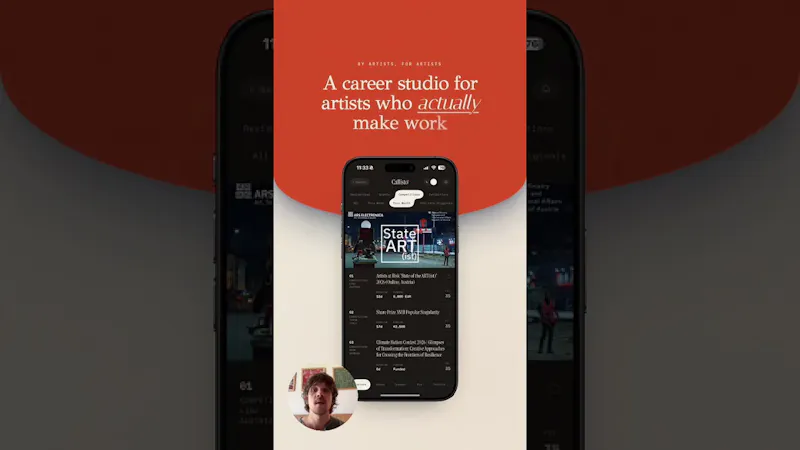 Callisto — Career Studio for Artists screenshot 1 (video preview)
