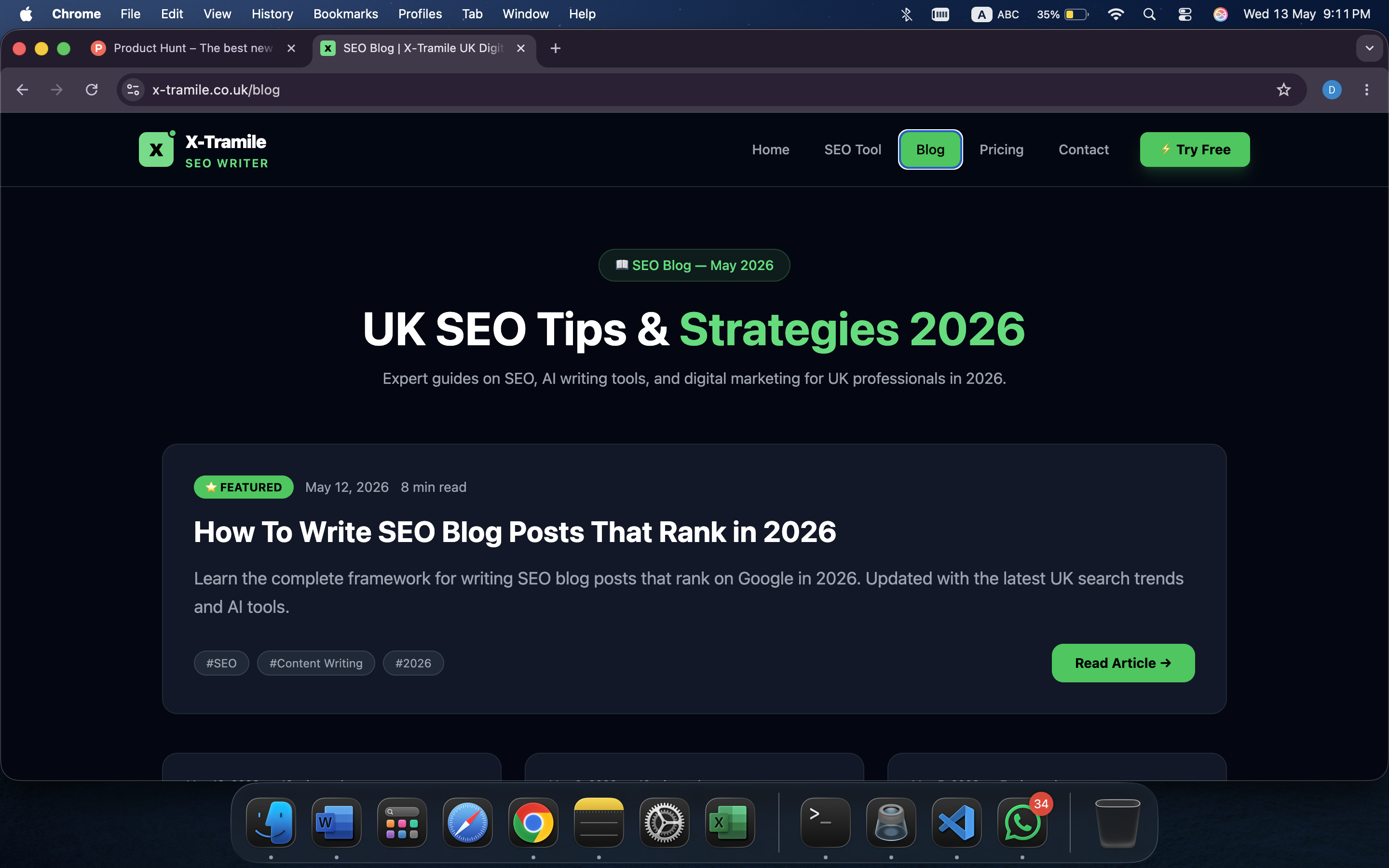 X-Tramile SEO Writer gallery image