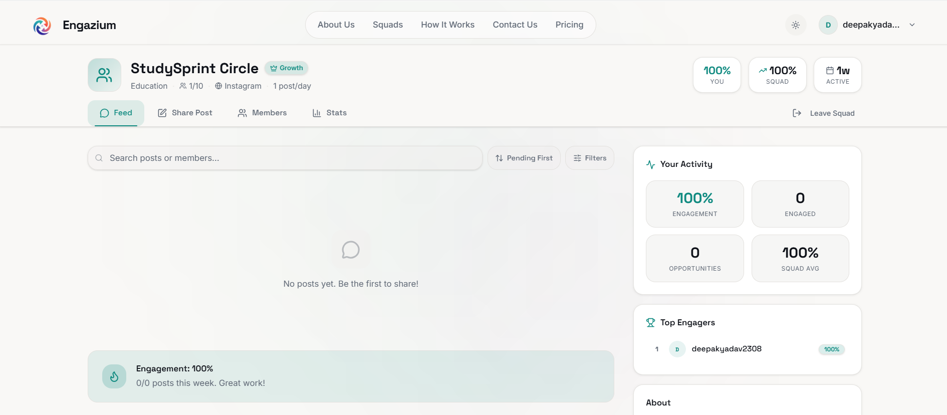 Engazium - Screenshot 3 showing product features and functionality
