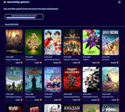 upcoming games gallery image