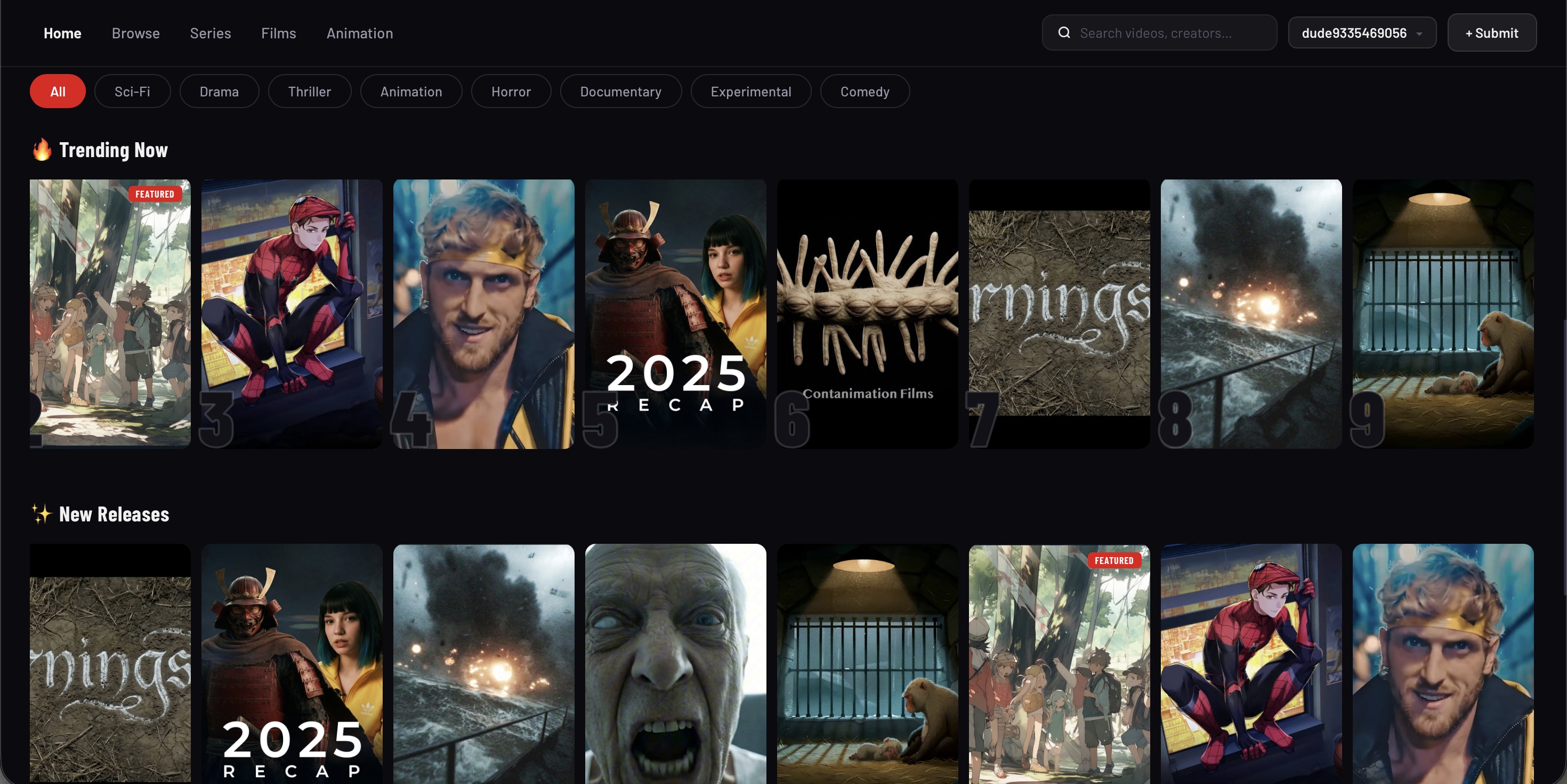 Curated Flix - Screenshot 2 showing product features and functionality