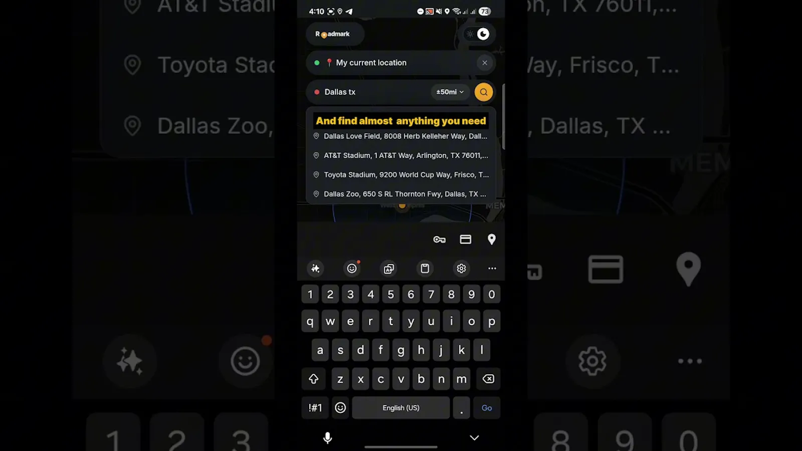 Roadmark screenshot 1 (video preview)
