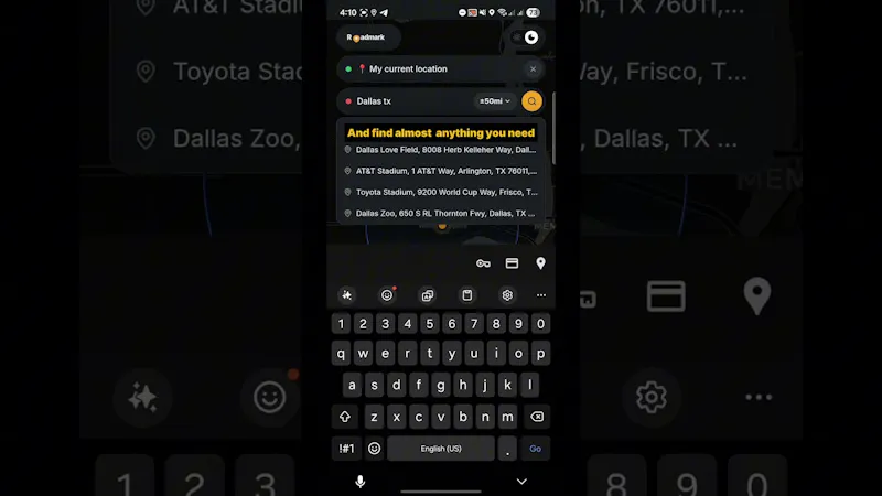 Roadmark screenshot 1 (video preview)