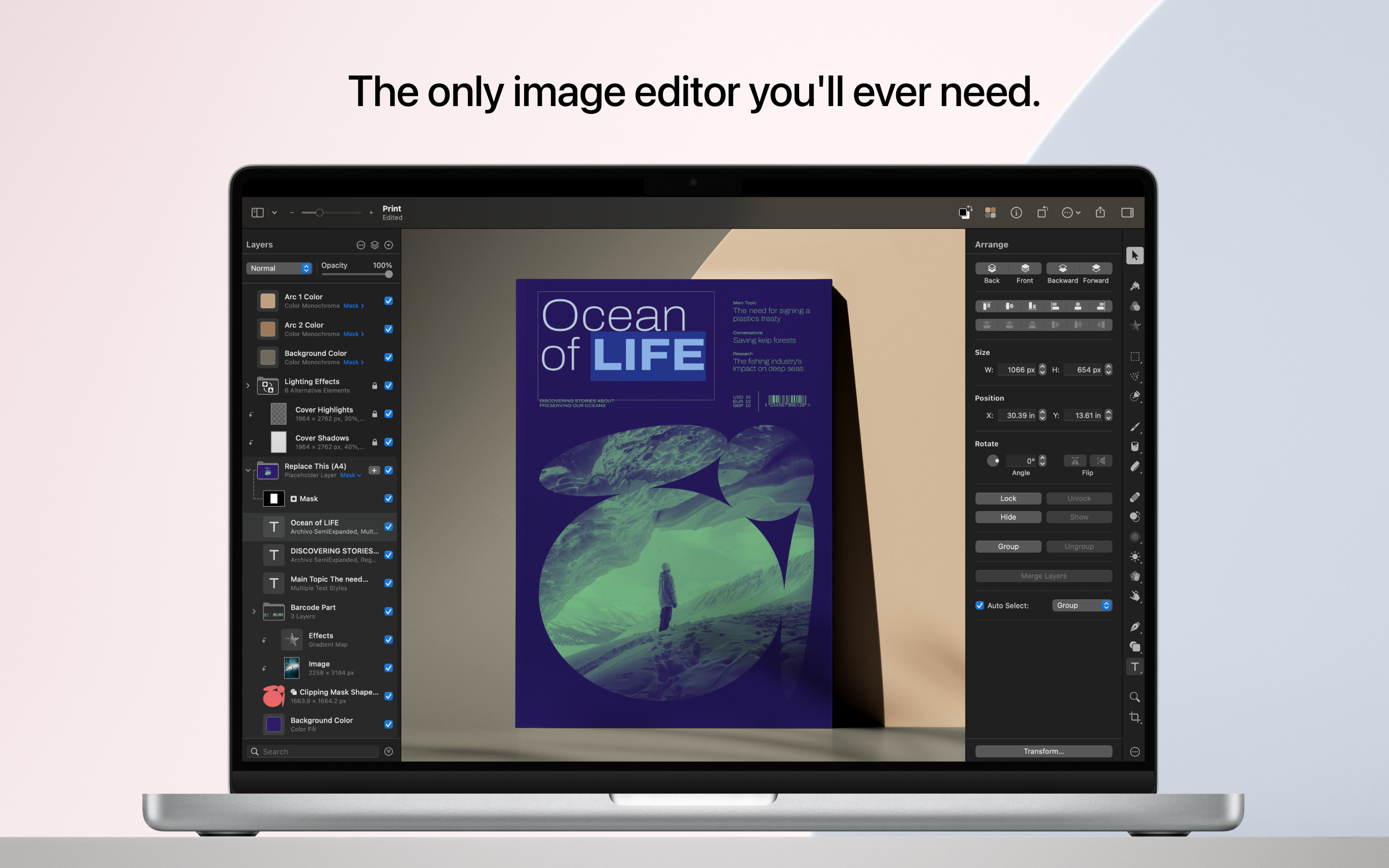 Pixelmator Pro 3.0 - Potente editor de imágenes con plantillas de diseño y maquetas media 3