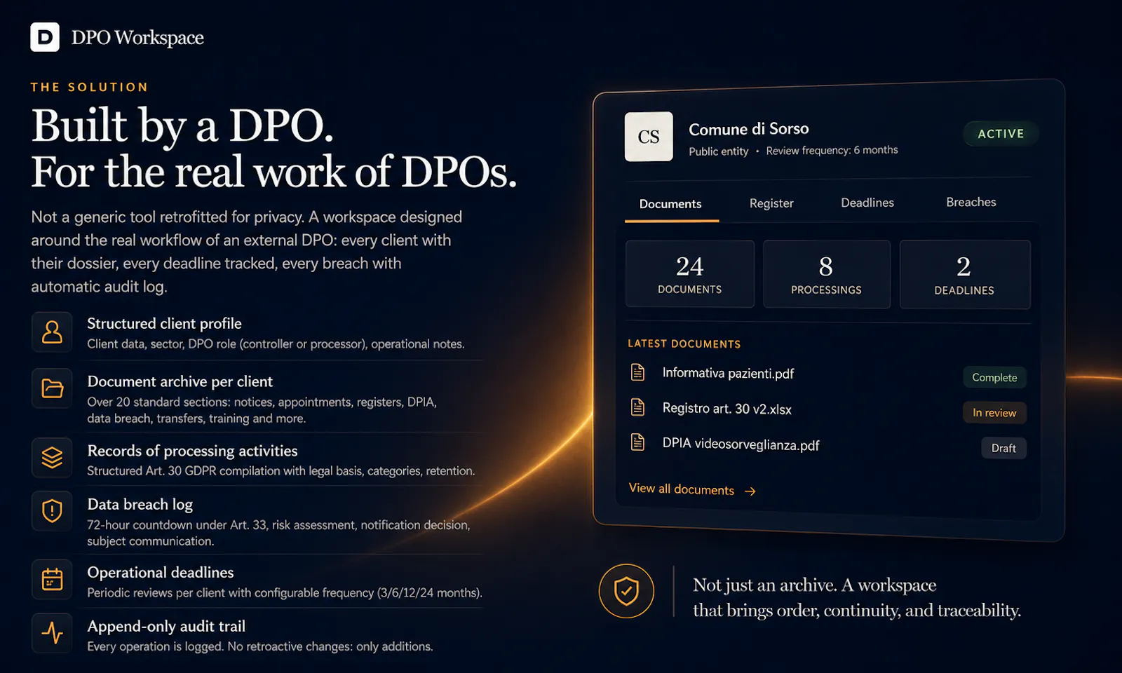 DPO Workspace screenshot 3