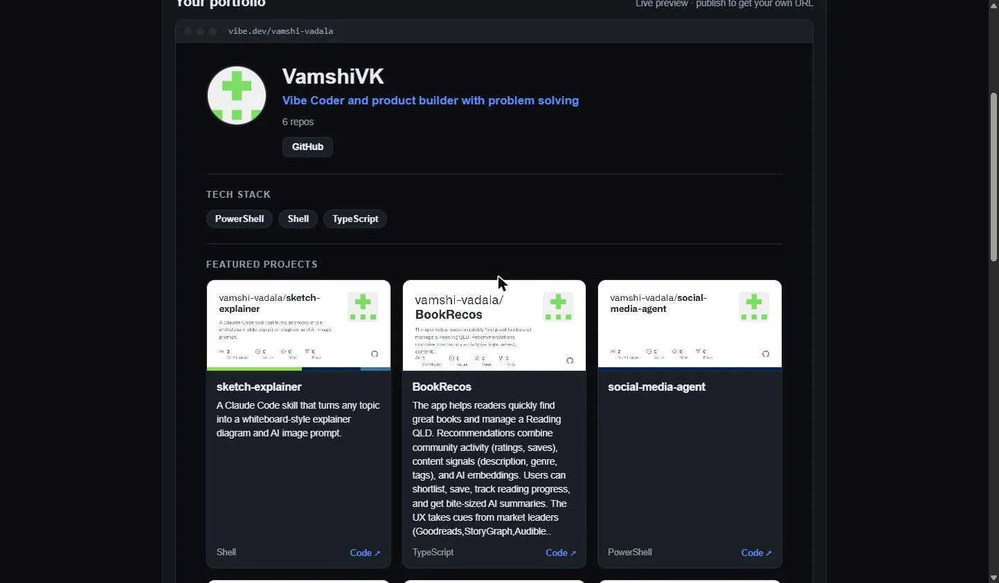 Vibe Resume gallery image