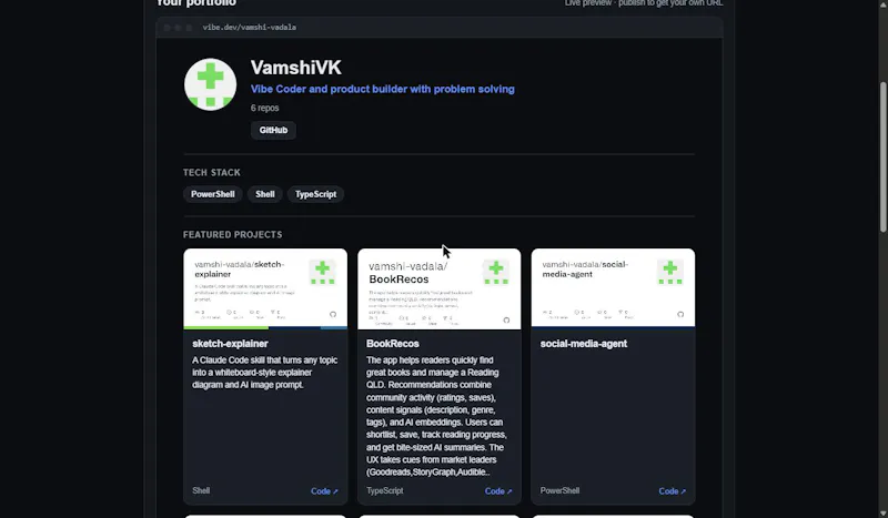 Vibe Resume screenshot 3