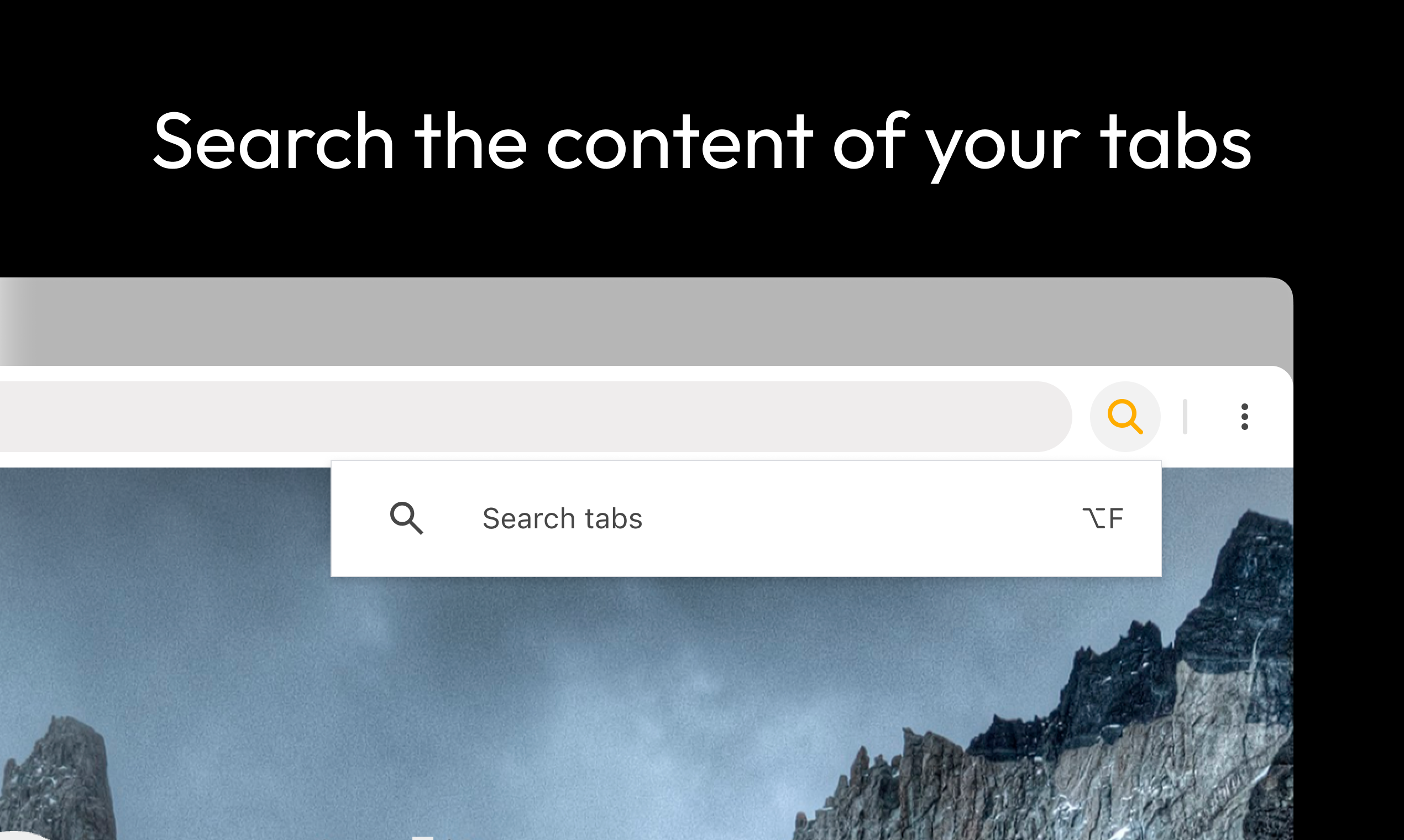 startuptile Tab Search for Google Chrome-Search the content of all of your open tabs.