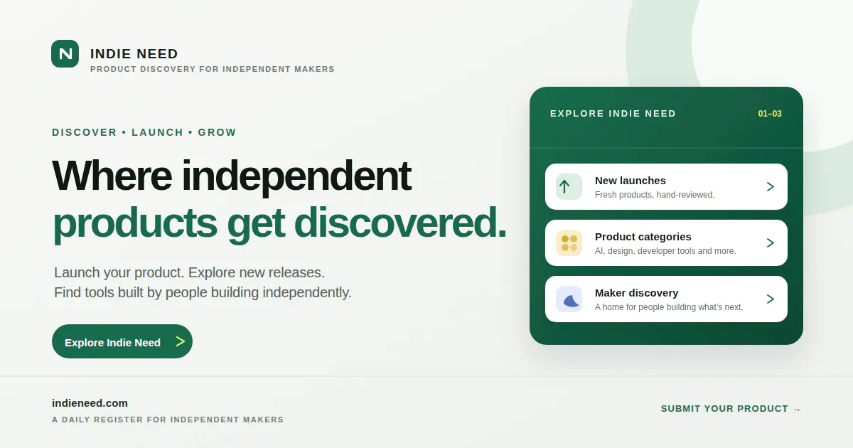 Indie Need 截图