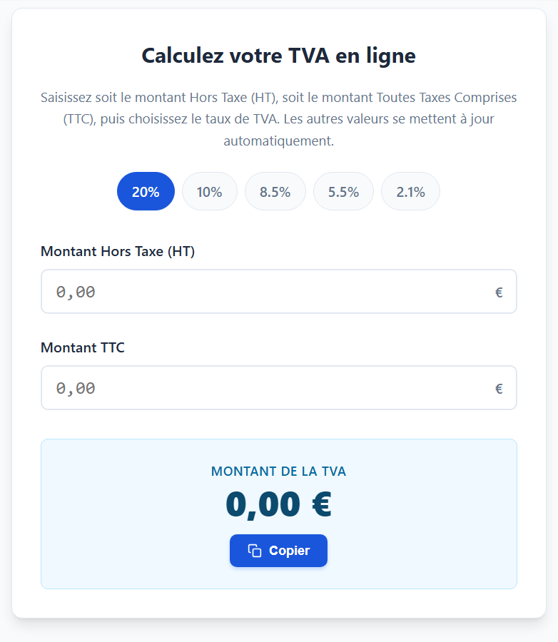 Calculer TVA gallery image