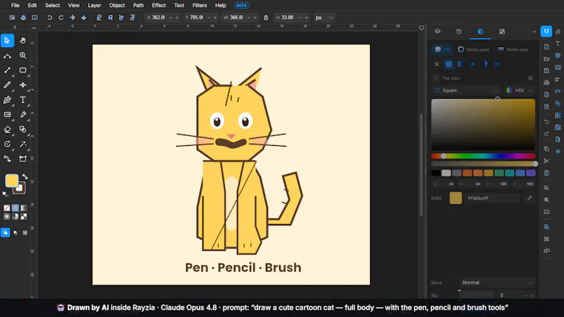 Rayzia AI Agent Vector Editor screenshot 11