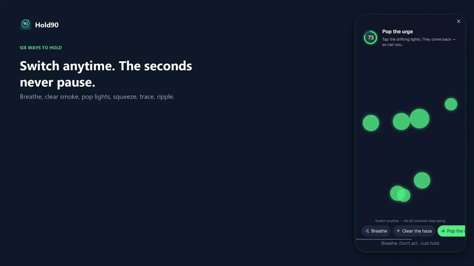 Hold90 screenshot 1 (video preview)
