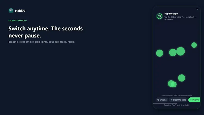 Hold90 screenshot 1 (video preview)