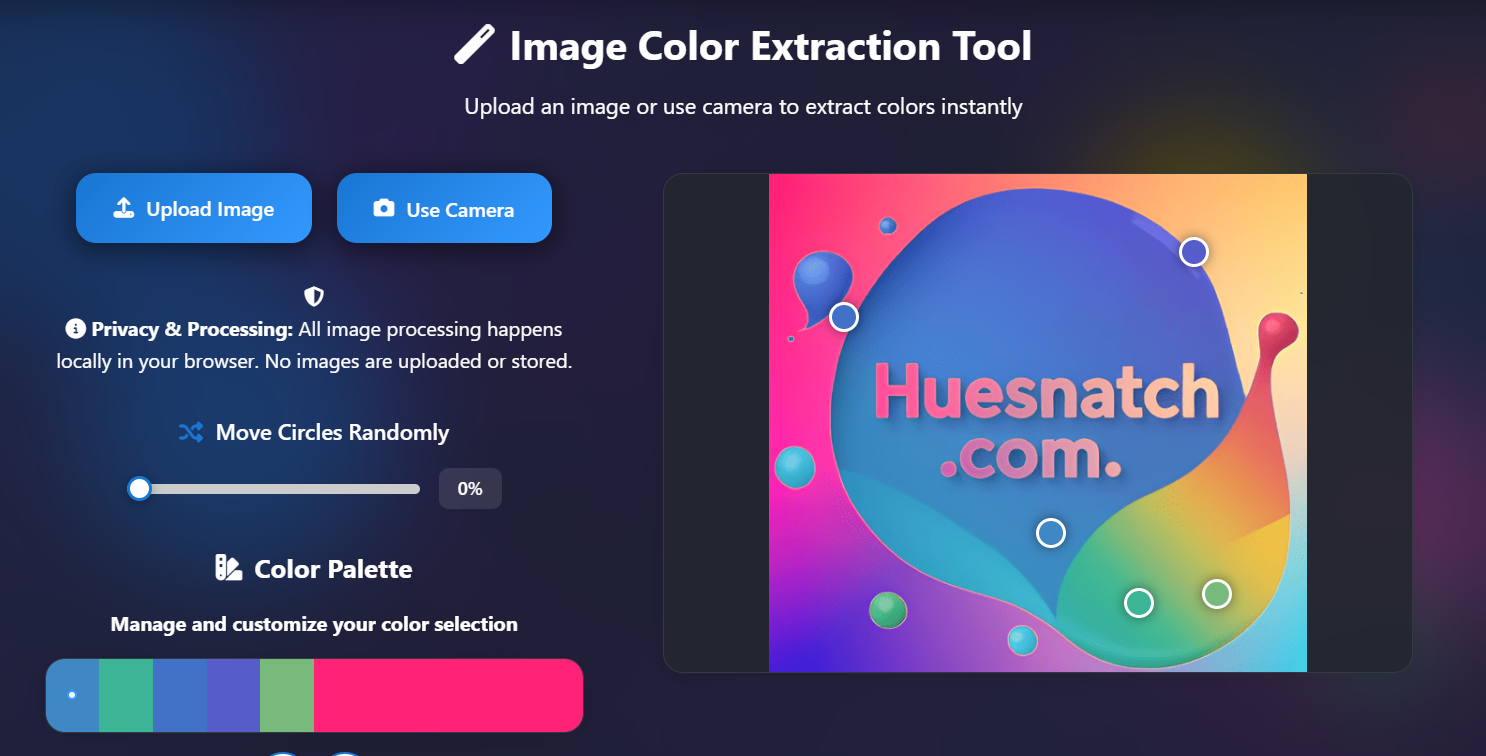 Huesnatch - Screenshot 5 showing product features and functionality