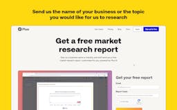 Free Market Research Report from Plus AI media 3