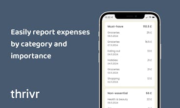 Thrivr - Spending Tracker gallery image