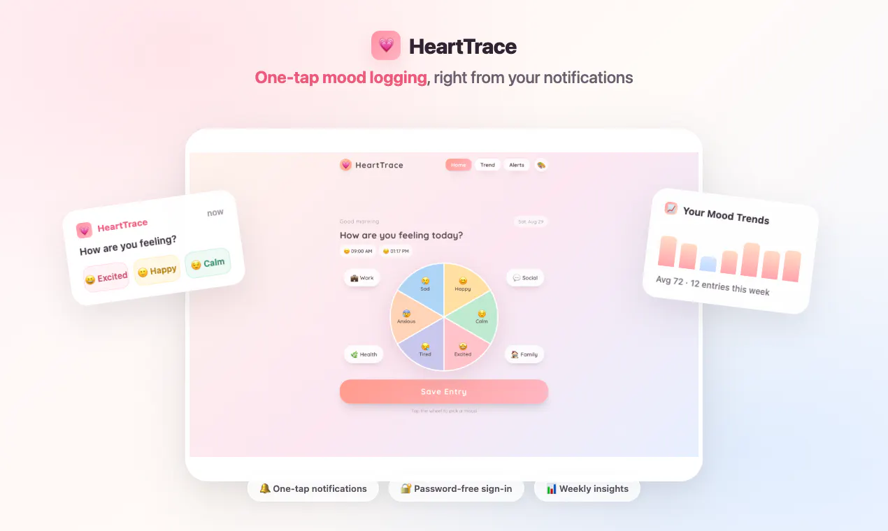 HeartTrace screenshot