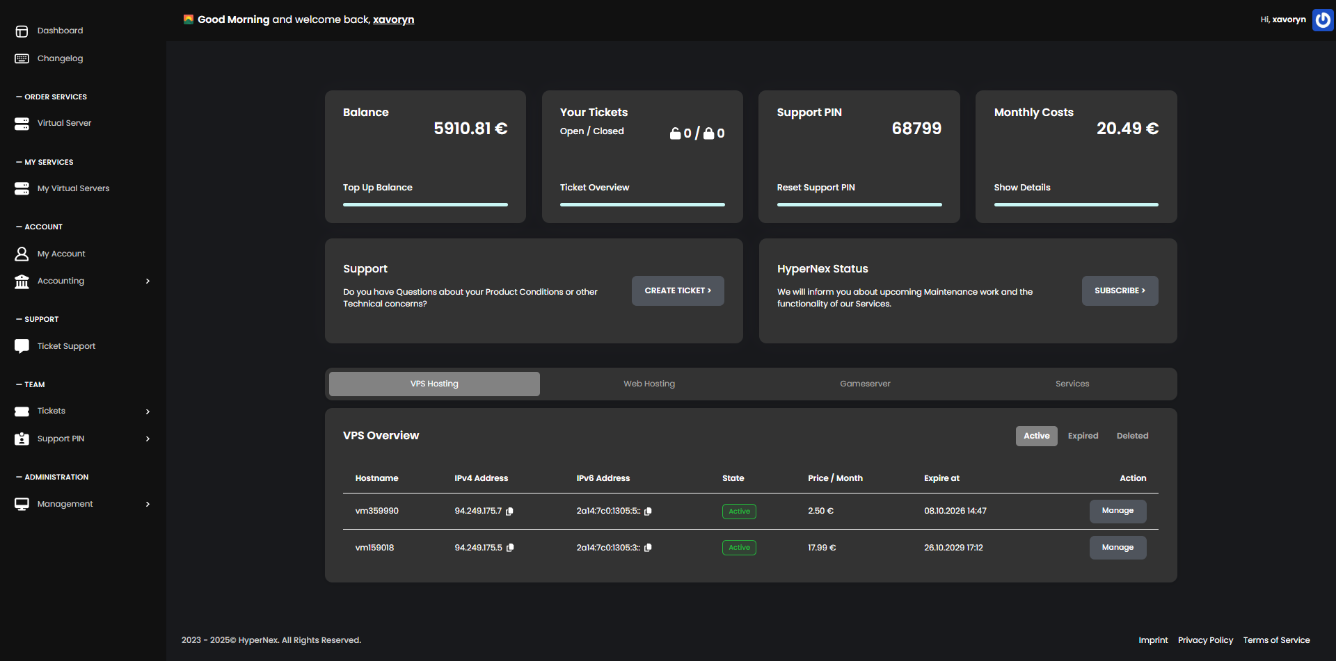 HyperNex Hosting gallery image