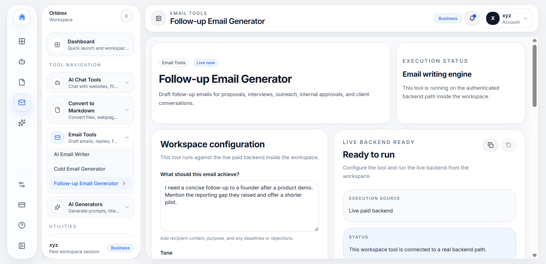 Orbirex gallery image
